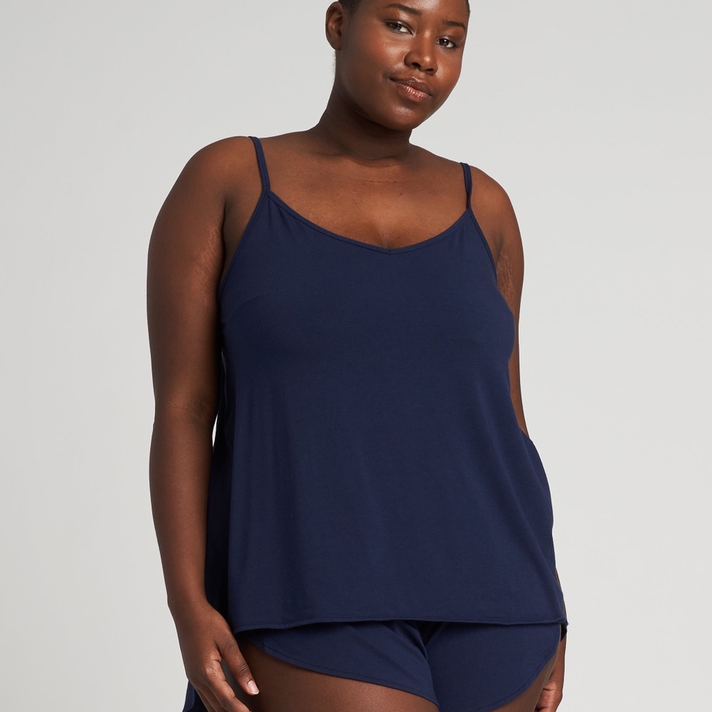 Natalie Jersey 2 piece Sleep Set - Blue 26/28W